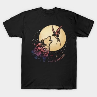 Wolf & Swallow - Moonlight Serenade [GLOAMING] T-Shirt